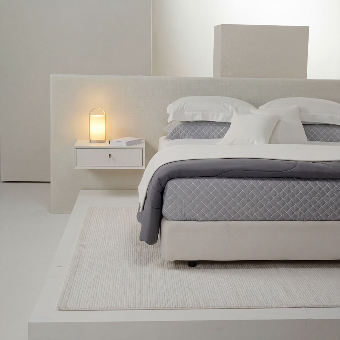 01 05 0278 Colcha Majeste Com Porta Travesseiro Cinza Branco 001 - 1